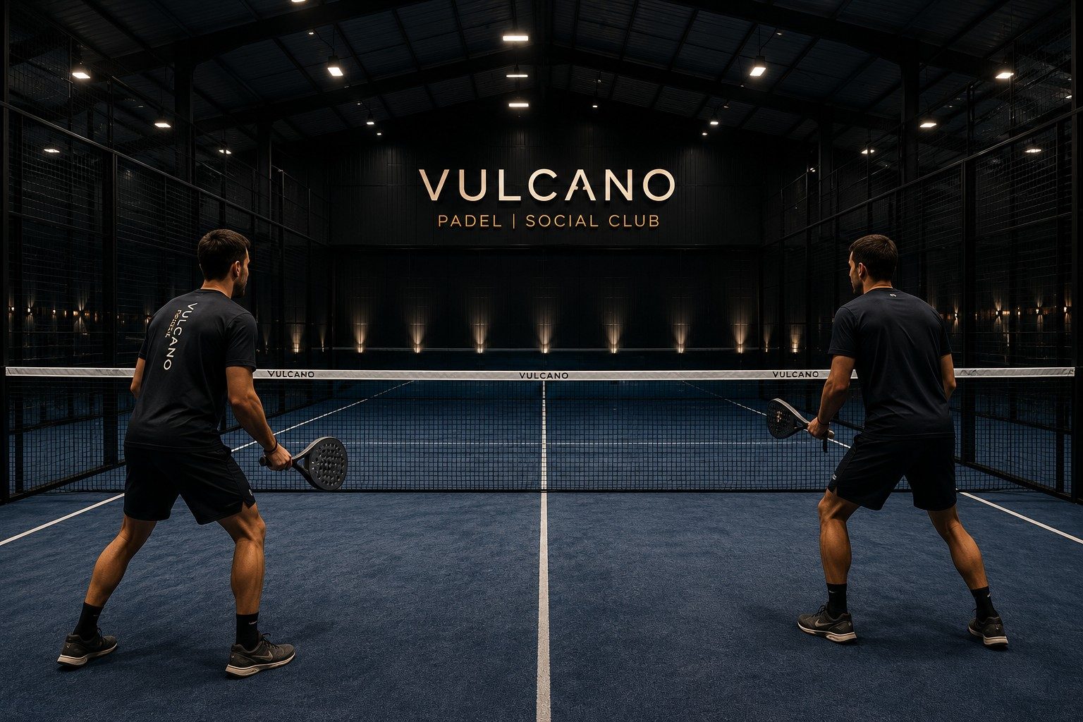 Indoor Padel Court bei VULCANO